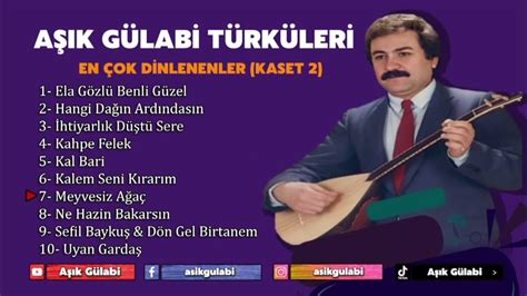 aşık gülabi türküleri listesi